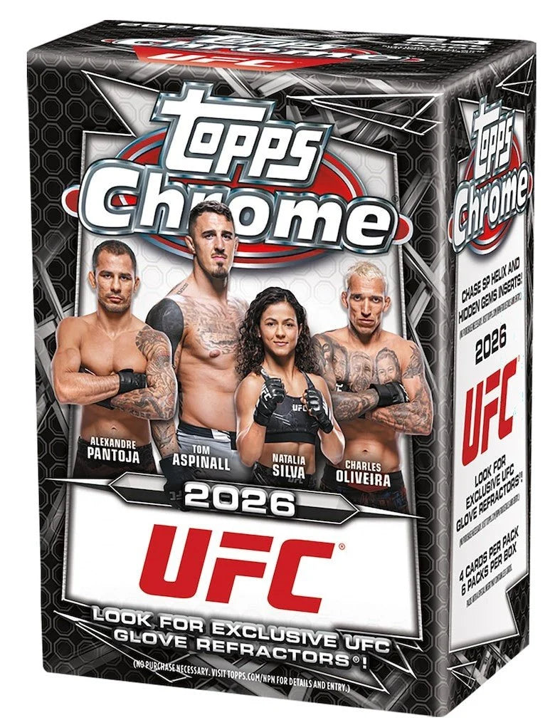 UFC Topps Chrome 2026 Value Box