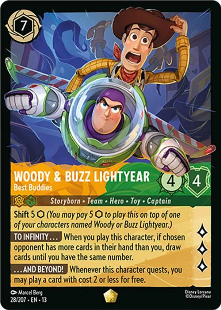 #28 Attack of the Vine- Woody& Buzz lightyear: Best Buddies (Legendary) (non-holo)