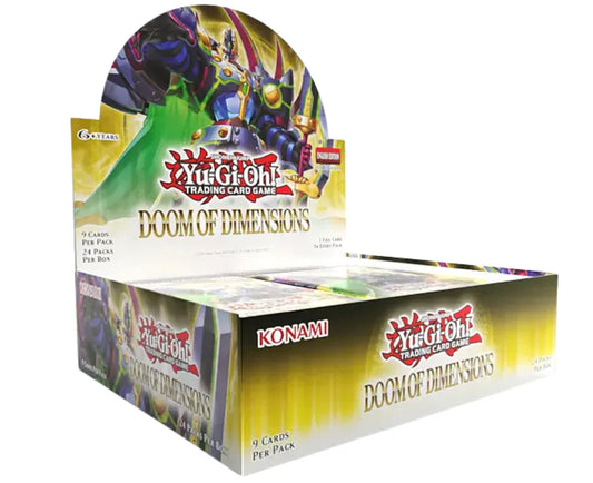 Yu-Gi-Oh Doom of Dimensions 1st Edition Sealed Booster Box
