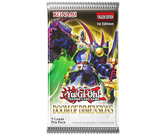 Yu-Gi-Oh Doom of Dimensions 1st Edition Booster Pack