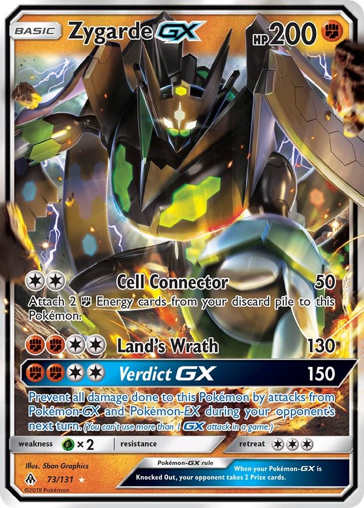 #73 Forbidden Light- Zygarde GX