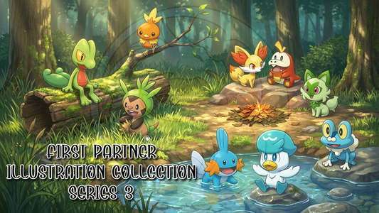 Pokémon TCG: First Partner Illustration Collection Series 3 Revealed — Hoenn, Kalos & Paldea Starters Arrive This August