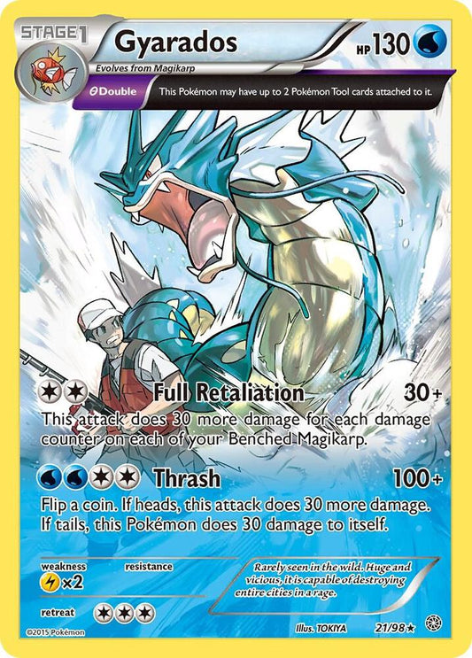 #21 Ancient Origins- Gyarados (HOLO)(Dmg)
