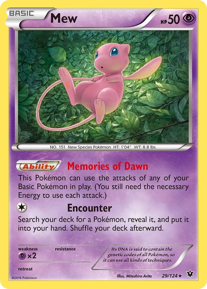 #29 Fates Collide - Mew (HOLO)