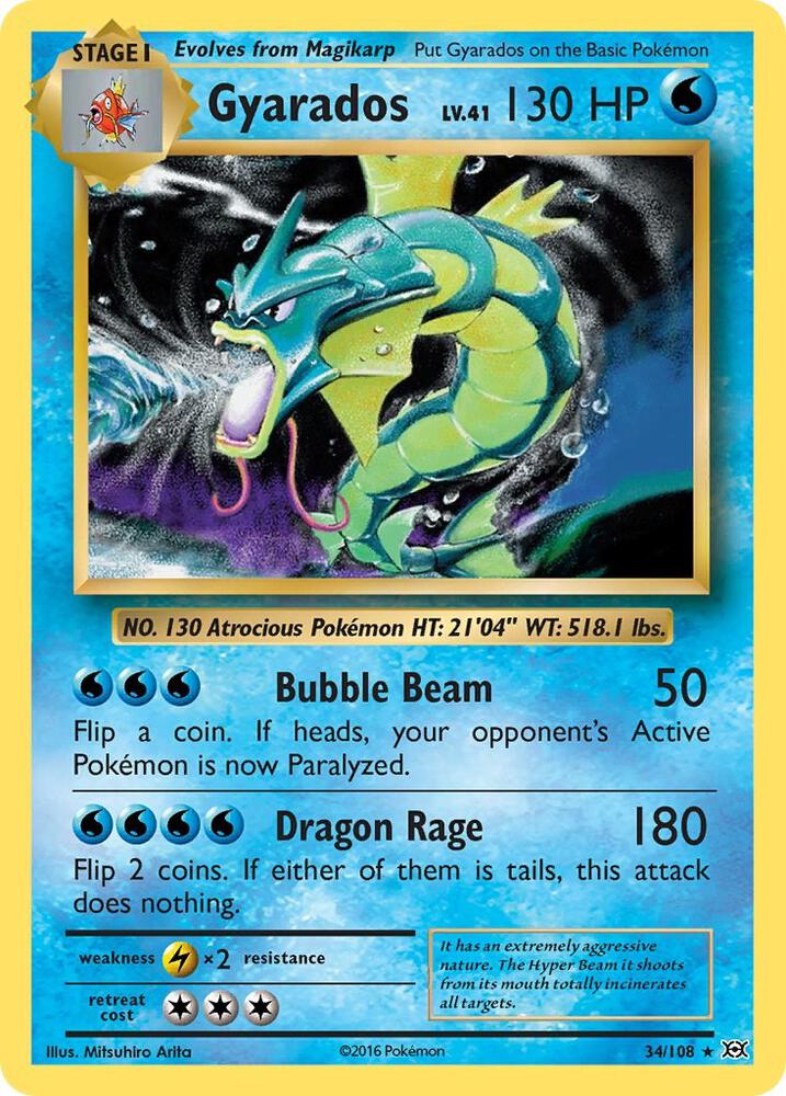 #34 XY Evolutions - Gyarados (LP)