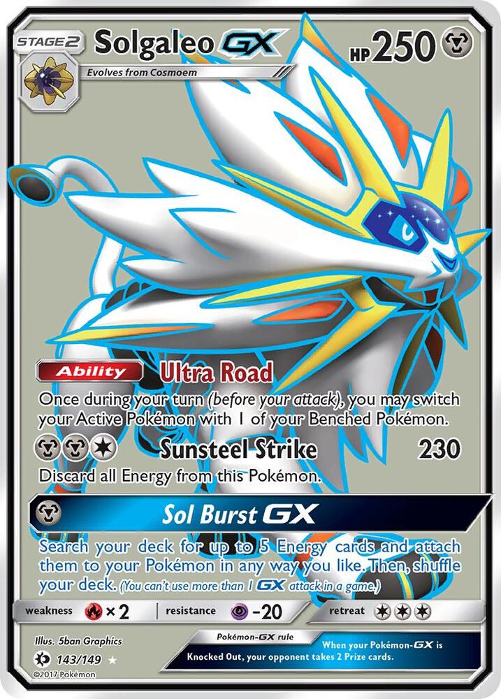 #143 Sun & Moon Base Set - Solgaleo GX