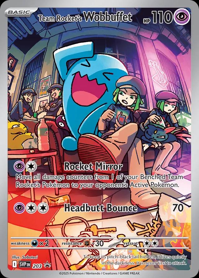 #203 Scarlet & Violet Promos-Team Rocket's Wobbuffet