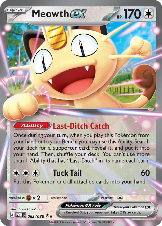 #62 Perfect Order- Meowth EX