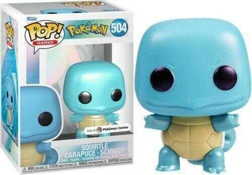 #504 Squirtle Pearlescent Funko Pop (Pokémon Center)