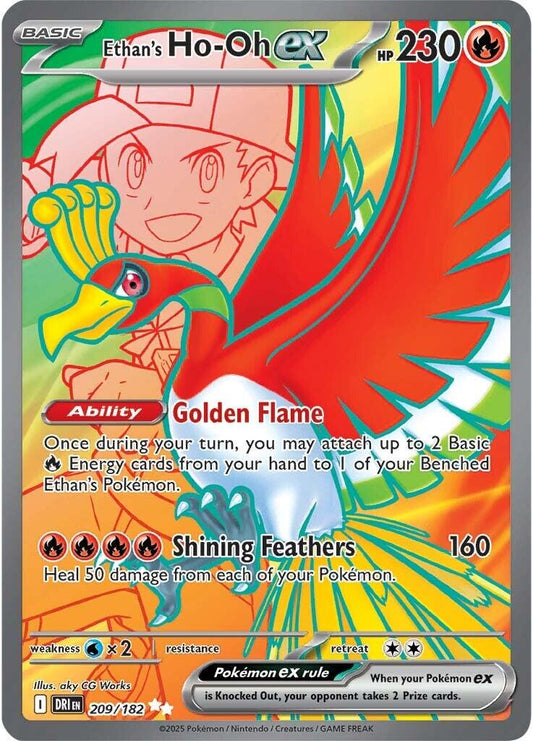#209 Destined Rivals- Ethan's Ho-oh EX