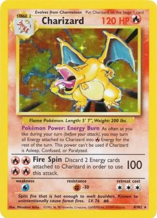 #4 Base Set Unlimited - Charizard(MP)