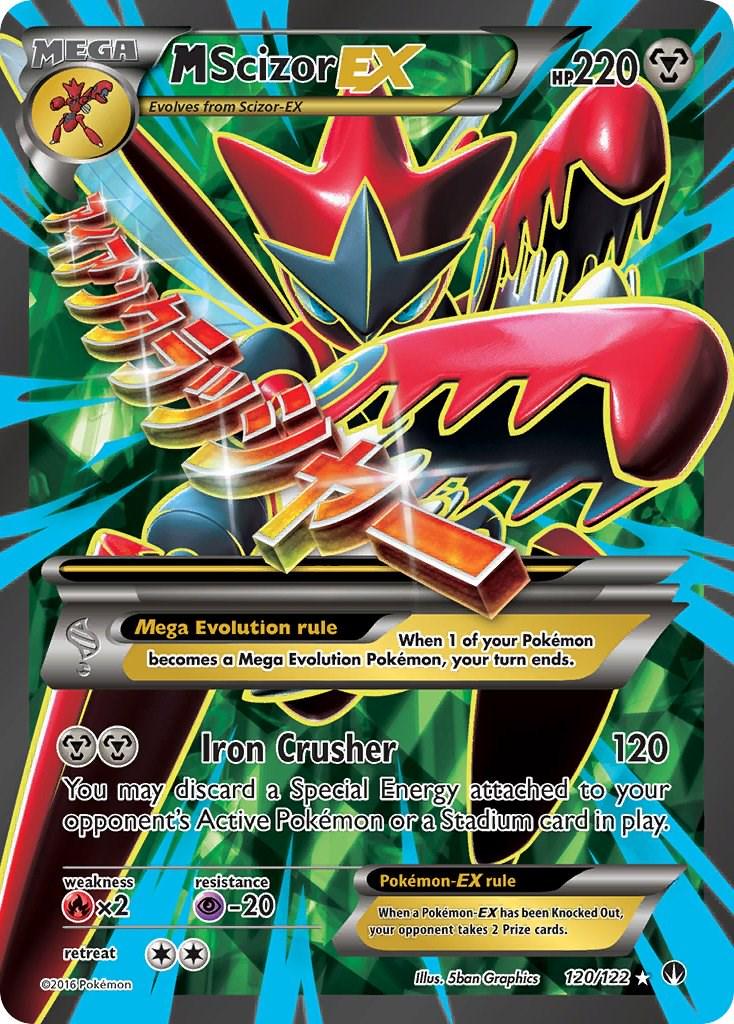 #120 Breakpoint- M Scizor EX(LP)