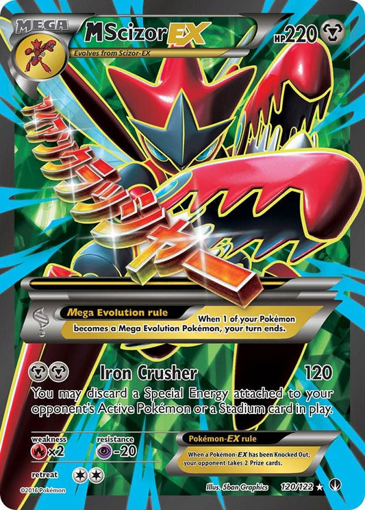 #120 Breakpoint- M Scizor EX(LP)