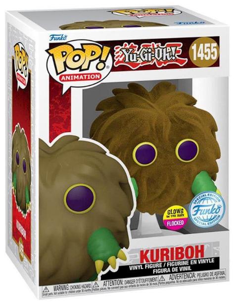 #1455 Kuriboh Funko Pop (Glows in the dark) (Flocked)