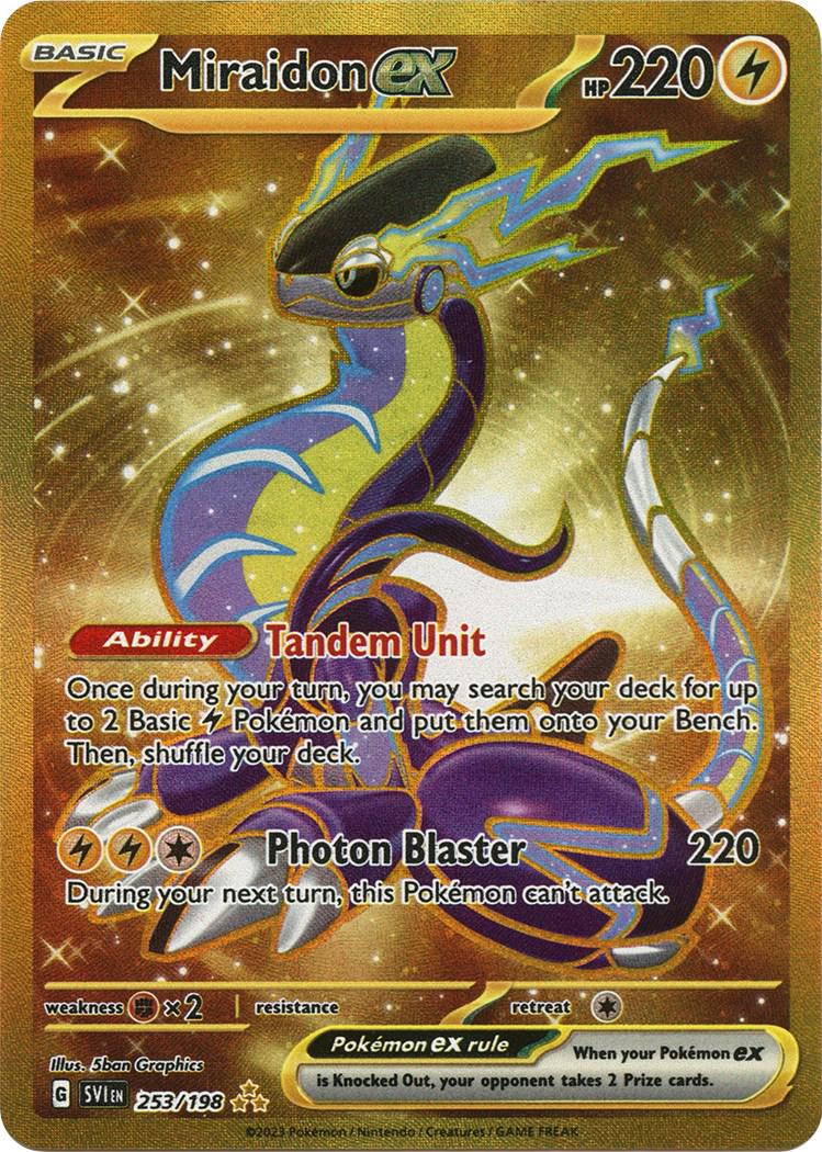 #253 Scarlet & Violet Base Set - Miraidon ex