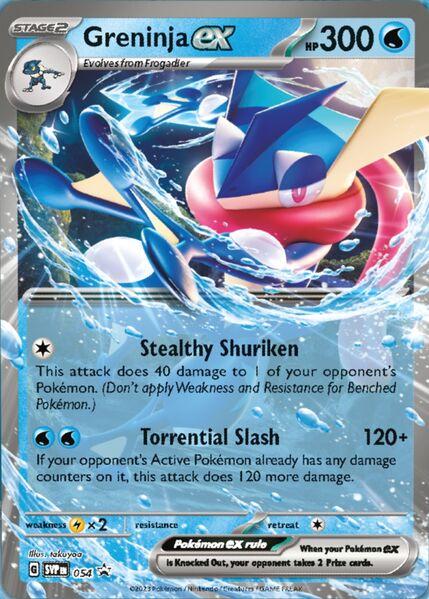 #SVP 054 Scarlet & Violet Promos- Greninja EX