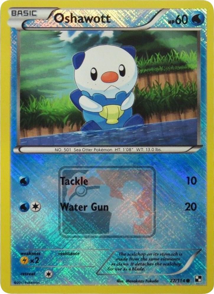 #27 Black and White - Oshawott (Promos) (HP)