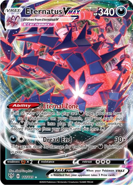 #117 Darkness Ablaze- Eternatus Vmax