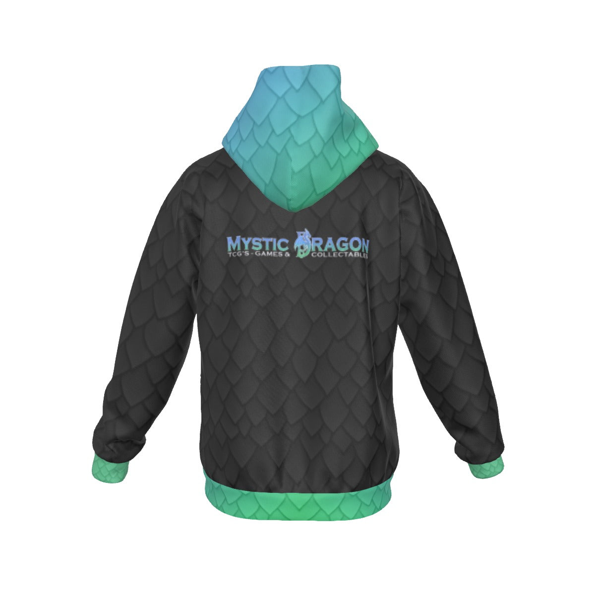 Mystic Dragon Sherpa Fleece Zip Up Hoodie