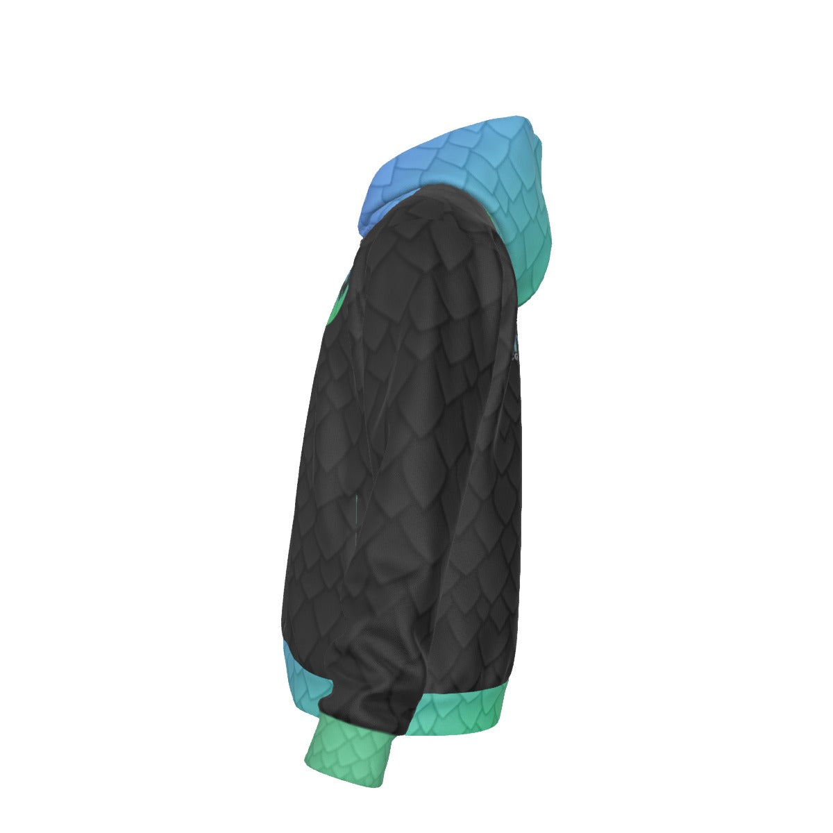 Mystic Dragon Sherpa Fleece Zip Up Hoodie