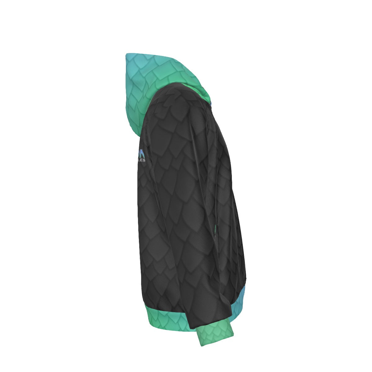 Mystic Dragon Sherpa Fleece Zip Up Hoodie