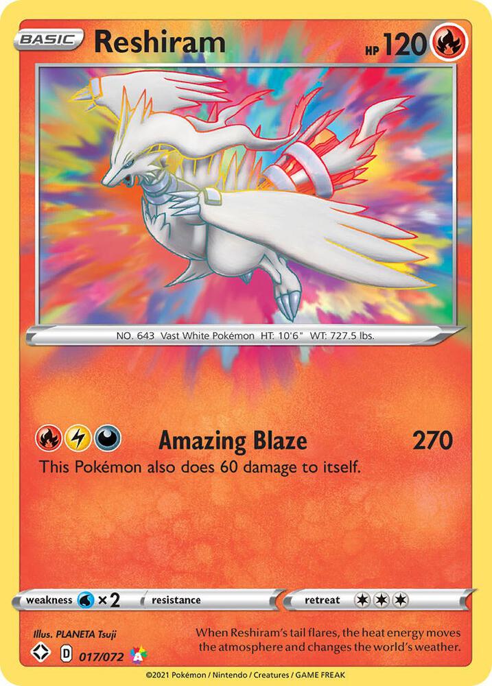 #017 Shining Fates - Reshiram