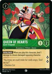 #90 Rise of the Floodborn- Queen of Hearts: Quick-Tempered (Foil)
