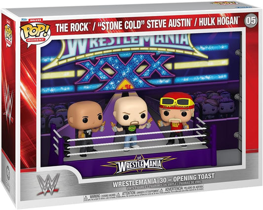 #5 The Rock/ "Stone Cold" Steve Austin/ Hulk Hogan Funko Pop