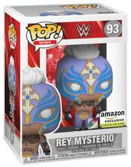#93 Rey Mysterio Funko Pop (Glows in the Dark) (In WWE Plastic Case)