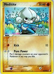 #56 Ex Crystal Guardians - Meditite (reverse holo)