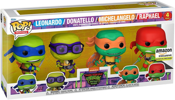 4 Pack Leonardo/ Donatello/ Michelangelo/ Raphael (Glows In The Dark)