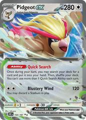 #164 Obsidian Flames- Pidgeot ex