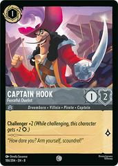 #186 Reign of Jafar- Captain Hook: Forceful Duelist (Foil)