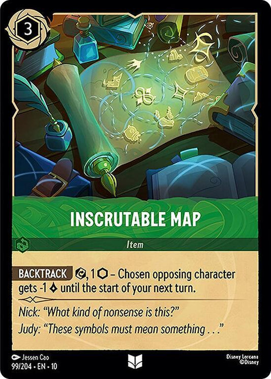 #99 Whisper's in the Well- Inscrutable Map (Foil)