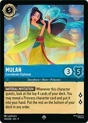 #142 Fabled- Mulan: Considerate Diplomat (Foil)