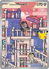 #141 30th Celebration- Galarian Meowth