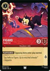 #133 Reign of Jafar- Figaro: Tuxedo Cat (Foil)