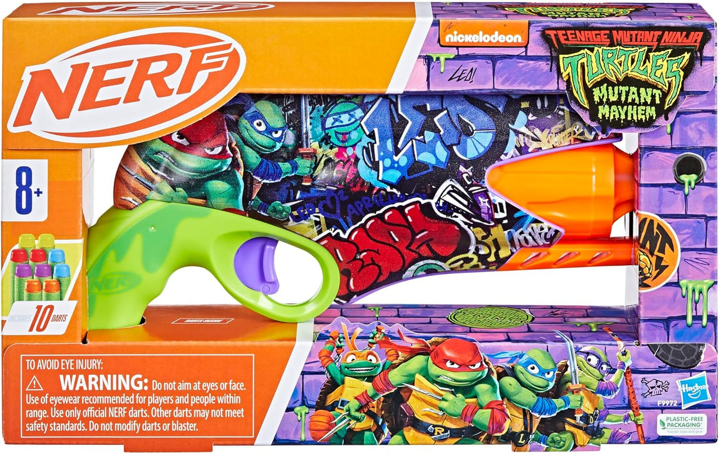 Teenage Mutent Ninja Turtles Mutant Mayhem Nerf Gun
