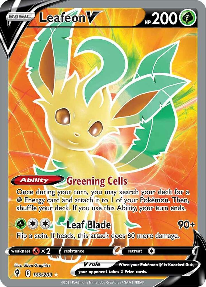 #166 Evolving Skies - Leafeon V