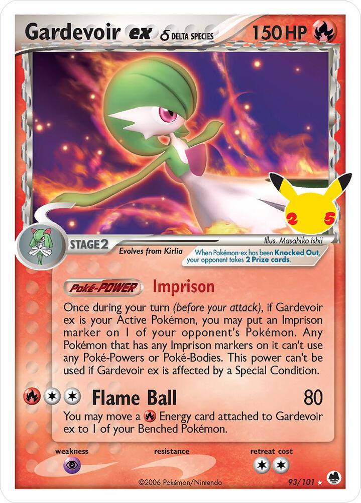 #93 Celebrations-Gardevoir ex (LP)