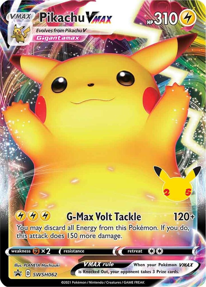 #SWSH062 Sword & Shield Promos - Pikachu Vmax