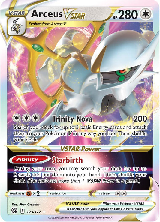 #123 Brilliant Stars - Arceus Vstar