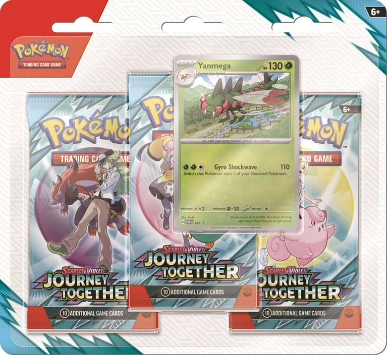 Pokemon - Scarlet & Violet - Journey Together - 3 Pack Blister