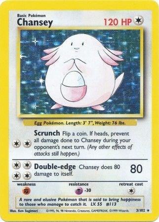#3 Base Set - Chansey Holo (DMG)