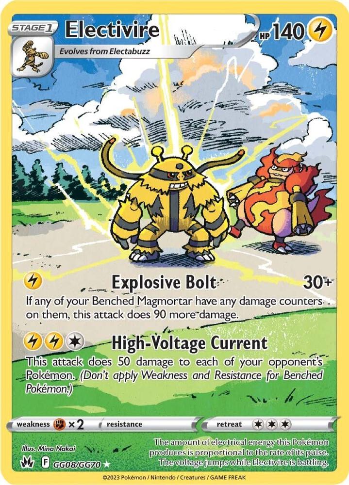#GG08 Crown Zenith - Electivire (LP)