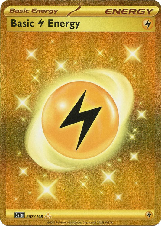 #257 Scarlet and Violet base set - Lightning energy