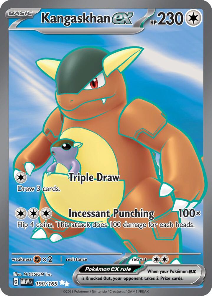 #190 Pokemon 151 - Kangaskhan EX