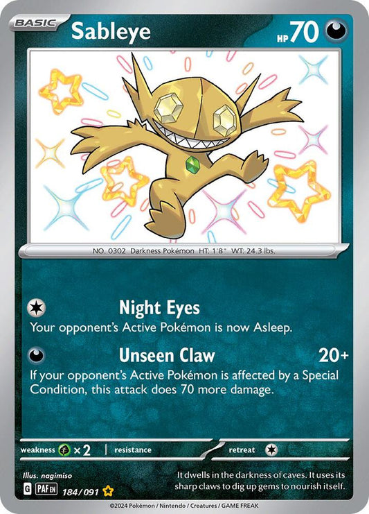 #184 Paldean Fates - Sableye