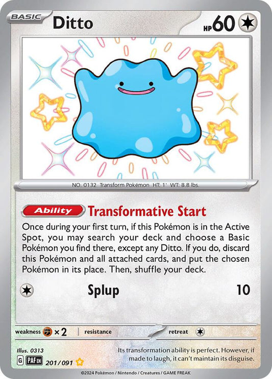 #201 Paldean Fates - Ditto