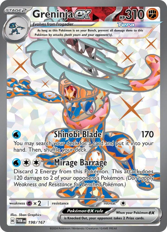 #198 Twilight Masquerade - Greninja EX